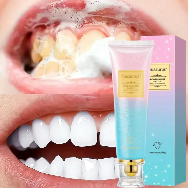 Dentifrice propre nettoie les dents buccales élimine les odeurs feuilles un parfum durable élimine les taches dentaires dentifrice blanc brillant 2026